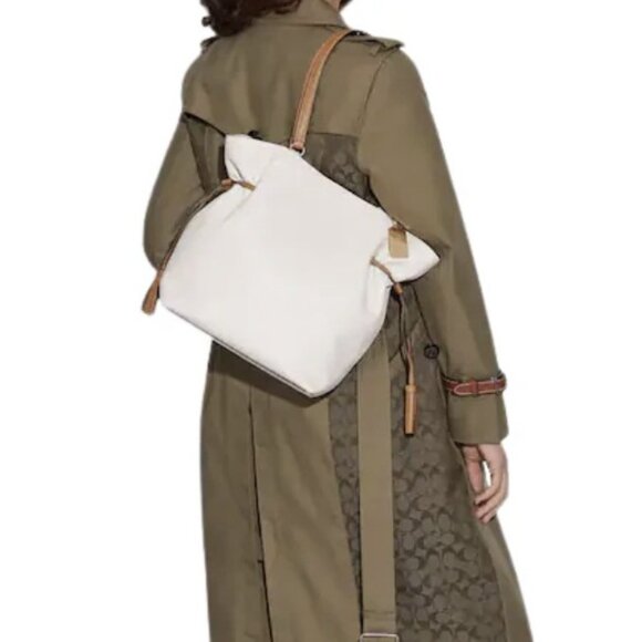 NWT COACH Andy Tote with Horse and Carriage (Color: Chalk Multi) - Picture 11 of 11